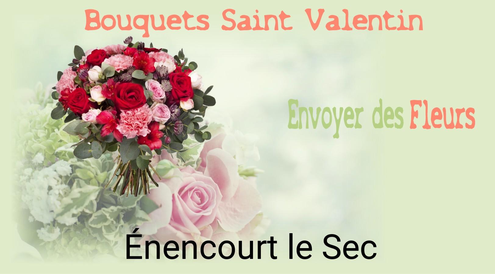 Roses de Saint-Valentin livrées à Énencourt-le-Sec